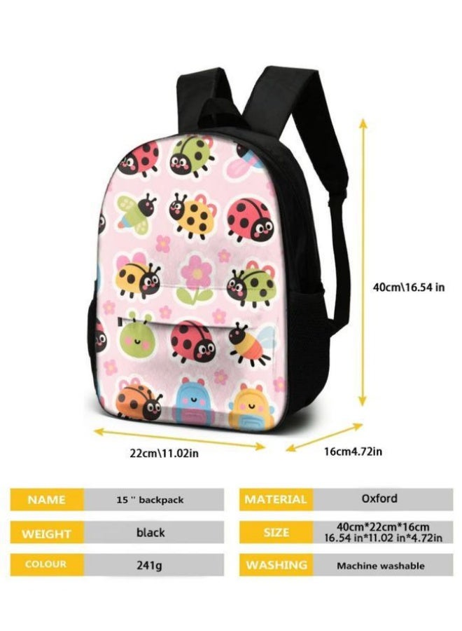 Bright Li Fire Unlock the new fashion of childish fun! Three-piece set of bags, cartoon elements for children and teenagers (students, children, friends' outings, mountain climbing, schooling, etc. can be used) - 14 - Image 5