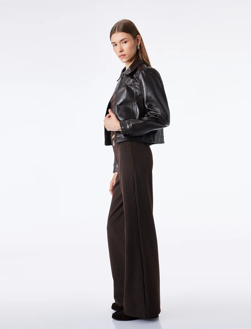 Koton  Striped Tailored Trousers for Women | Best Price UAE