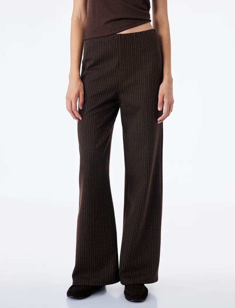 كوتون Striped Tailored Trousers