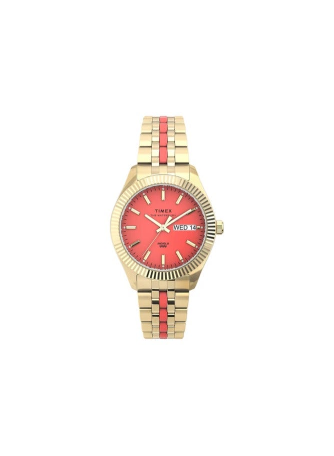 Timex Stainless Steel Analog Women's Watch With Gold TW2U82700 - Image 1