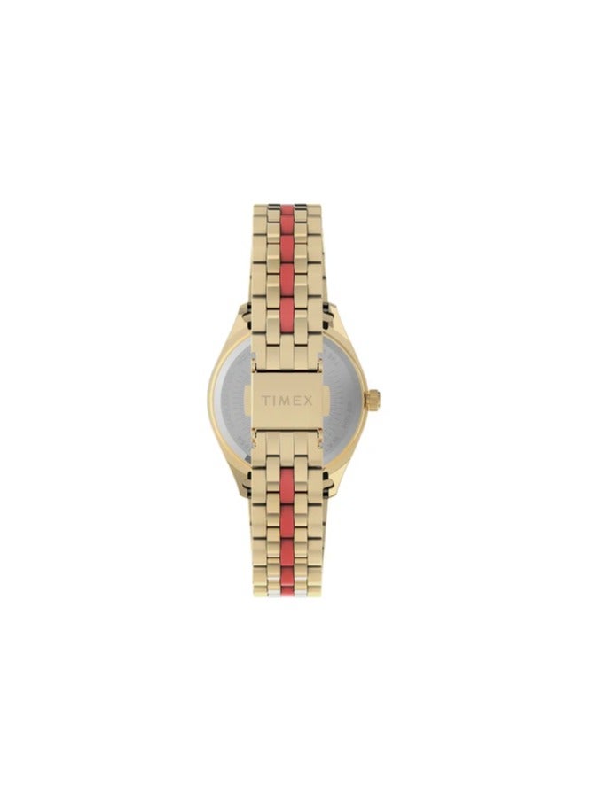Timex Stainless Steel Analog Women's Watch With Gold TW2U82700 - Image 3