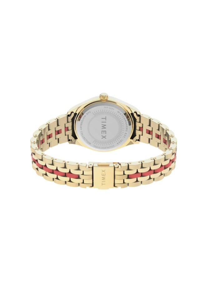 Timex Stainless Steel Analog Women's Watch With Gold TW2U82700 - Image 4