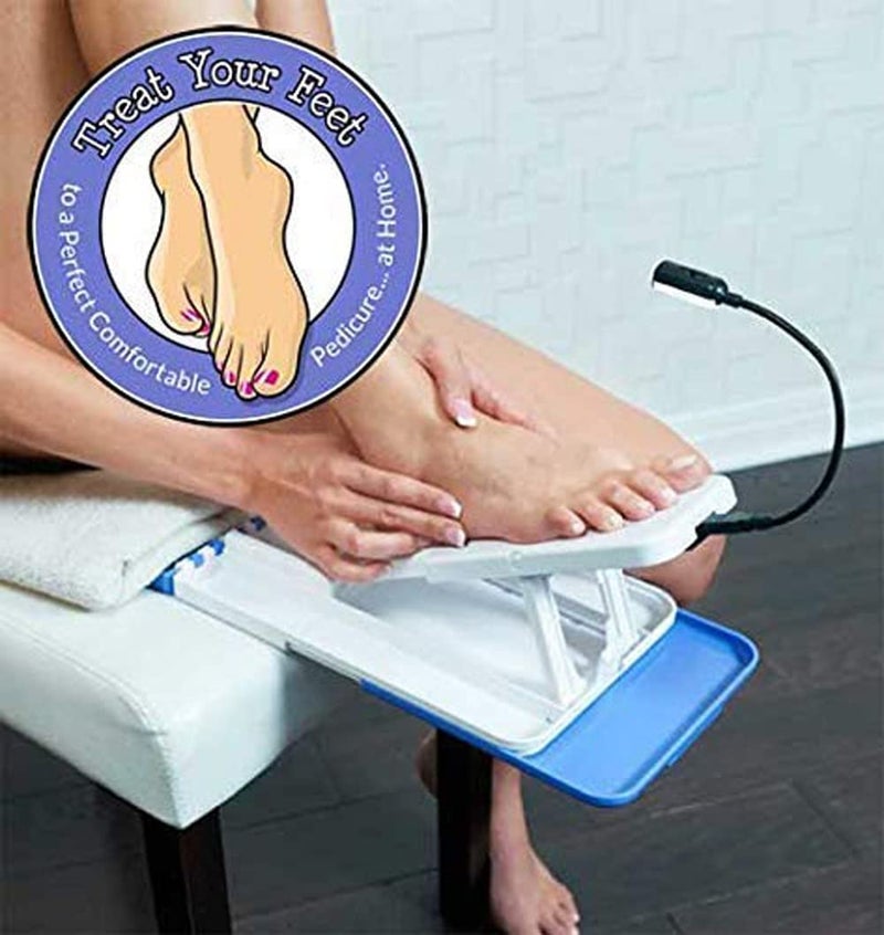 Whitecloud TRANSFORMING HOMES Stedi Pedi for a Perfect Comfortable Pedicure At Home Pedicure Assistant Professional Home Pedicure Kit N 81118 - Image 4