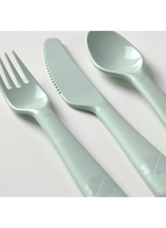 Ikea 18 Piece Kids Cutlery Set 6 Spoons 6 Forks 6 Knives BPA Free Multicolor  - Image 3