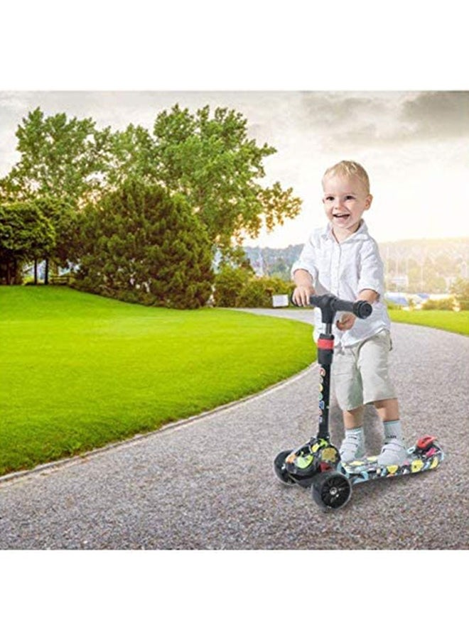 Kids Adjustable Height 3 Wheel Non-Toxic Foldable Scooter With Light-Up Wheels, - pzsku/Z95513CB993EE490CCA2EZ/45/_/1729230890/59a7c312-9679-408d-a87f-891bed2a1504