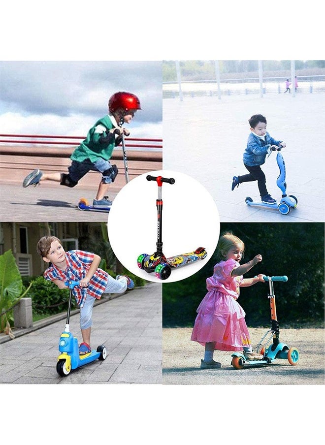 Kids Adjustable Height 3 Wheel Non-Toxic Foldable Scooter With Light-Up Wheels, - pzsku/Z95513CB993EE490CCA2EZ/45/_/1729230904/0325d329-9c27-415c-bb8b-a63c35df203a