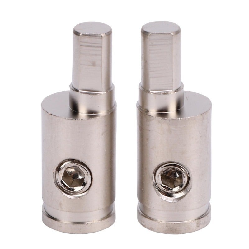 Brass Amp Input Reducers: 100% High Strength Brass, Stable Connection, High Compatibility Audio Amplifier Adapters - Enhanced Performance Gauge Adapters for Car Audio Enthusiasts, Vehicle Sound System - Image 1