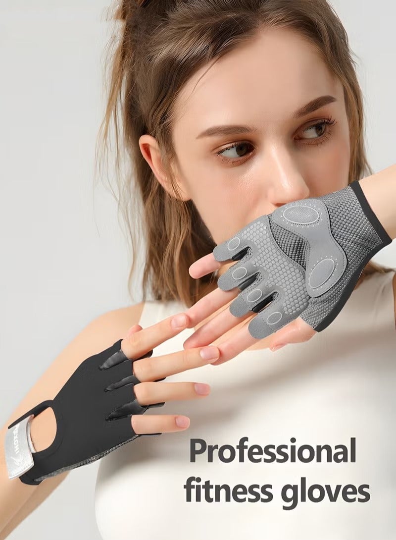 REXCHI Weavke Gloves are All Protected, Gym Exercise Gloves, Refers to Joint Weight Weightless Gloves, Riding Gloves Silicone Shockproof Sports Gloves, Sports Protective Supplies  - Image 2