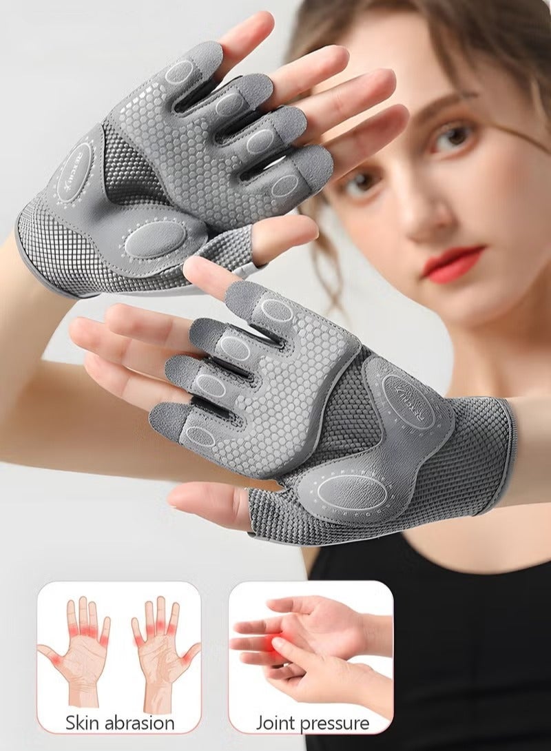 REXCHI Weavke Gloves are All Protected, Gym Exercise Gloves, Refers to Joint Weight Weightless Gloves, Riding Gloves Silicone Shockproof Sports Gloves, Sports Protective Supplies  - Image 5