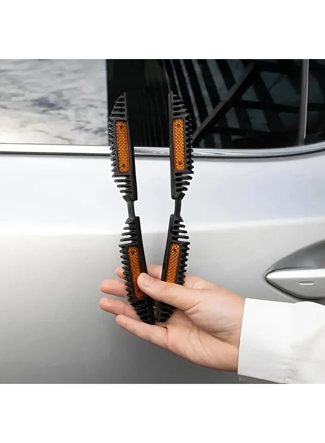 Red Door Edge Guards Reflective Strips Anti Scratch Collision Protection Easy Installation - Image 3