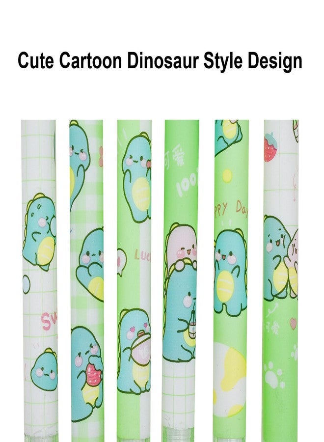 Maydahui 12 Pcs Cute 0.7mm 2B Dinosaur Mechanical Pencils With Eraser and 100 Pcs Lead Refills Dino Auto Pencils For Drawing Writing Sketching Stationery Supplies - Image 5
