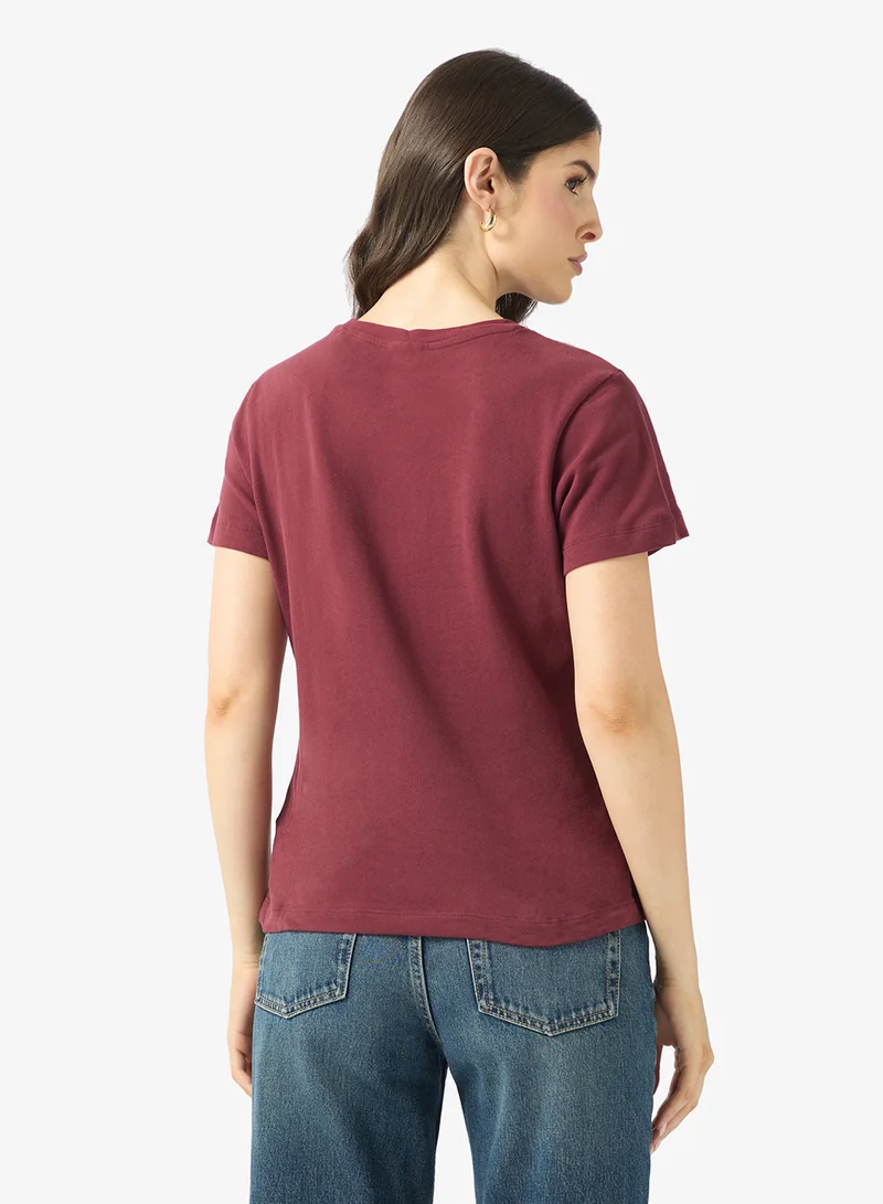 GUESS Alba Short Sleeve Crew Neck T-Shirt