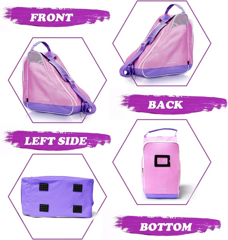 TOPOWN Premium Ice Skate and Roller Skate Bag - Men, Women, Child/Adult Up to Size 12(US) - Image 5