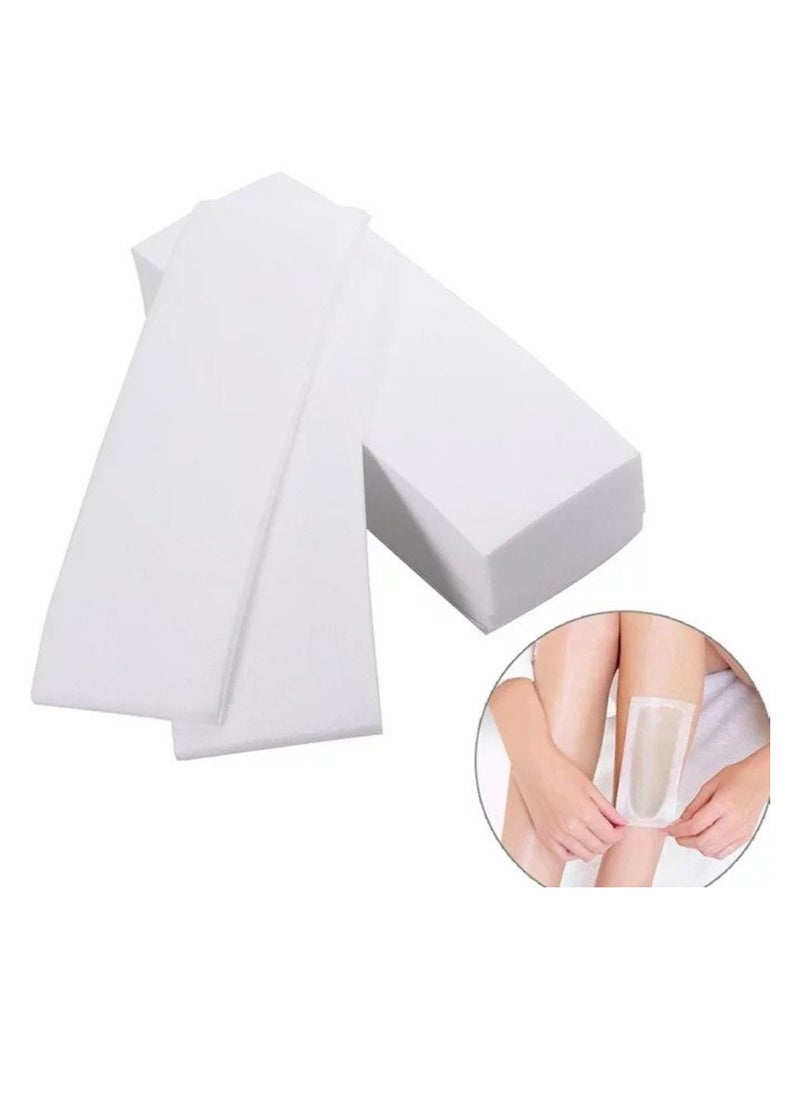 Yuwell Pack Of 400 Pcs Disposable Non-Woven Hair Removal Depilatory Wax Paper Professional Epilator Wax Strip  - Image 3