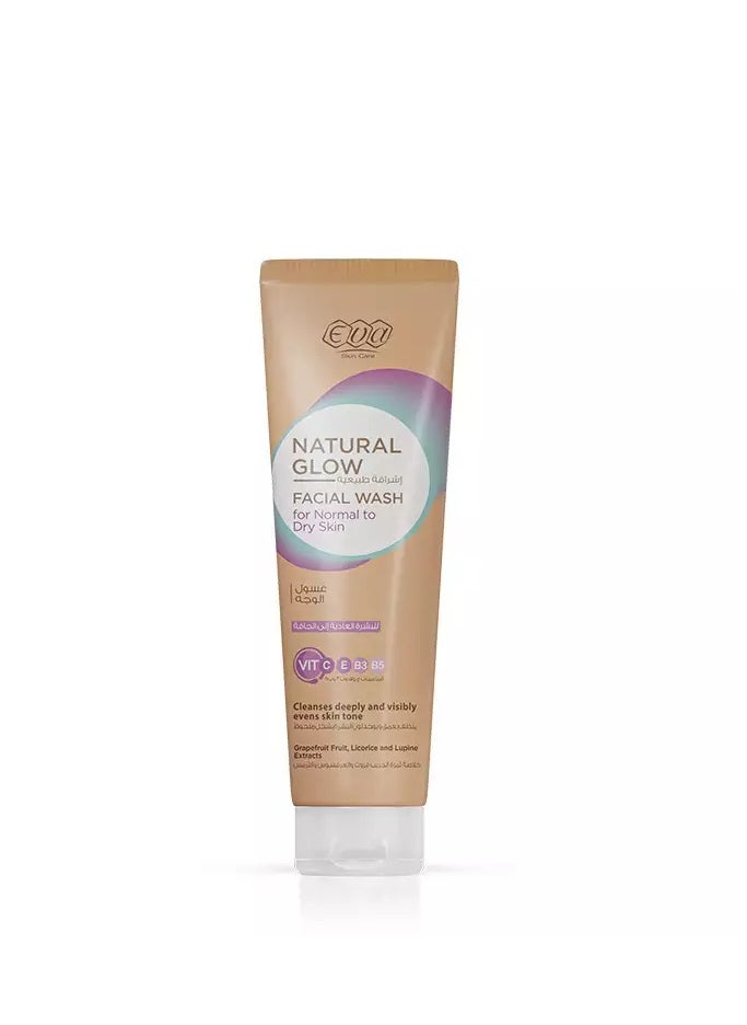 Eva Eva Natural Glow Facial Wash For Normal To Dry Skin 100 ML 