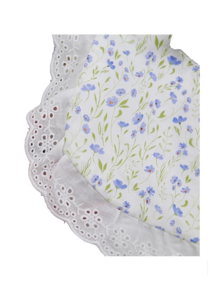 Bambimici -Bella Baby Bib Set For Babies Flower Printed Purple - Image 1
