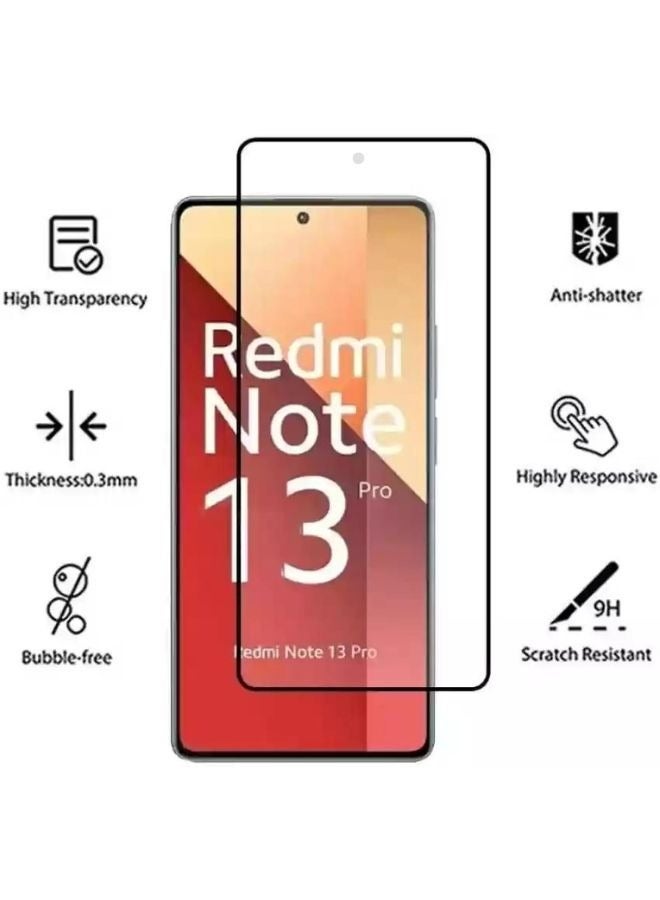 Premium Tempered Glass Screen Protector  9H compatible with Xiaomi Redmi Note 13 pro - Image 1