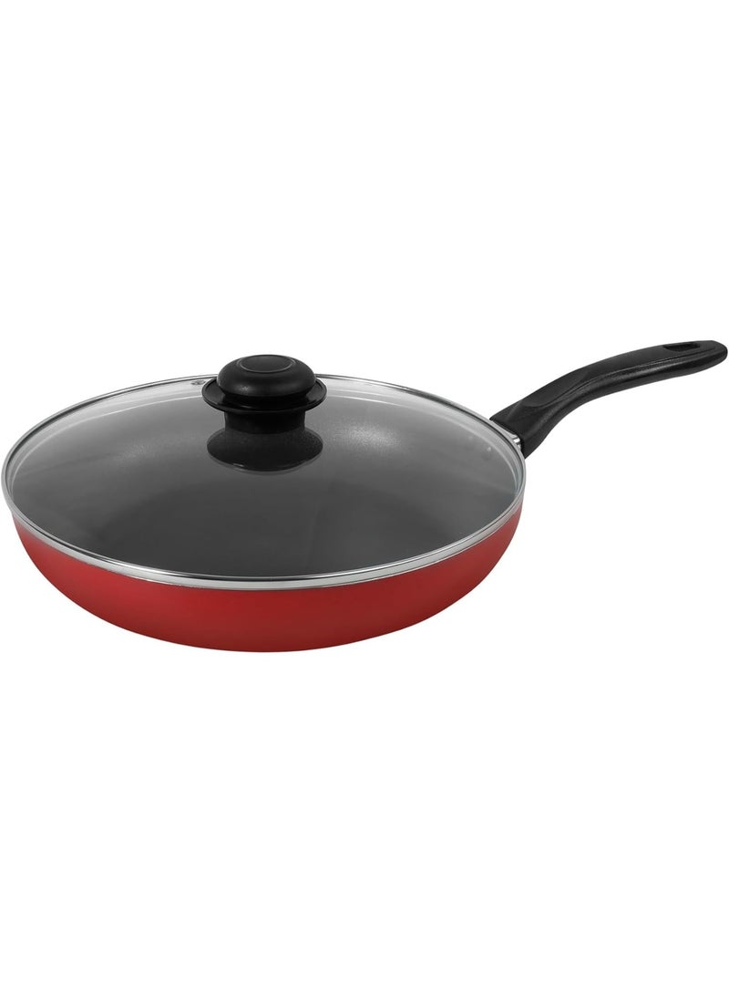 هومواي هوم واي - مقلاة 28 سم / مقلاة بغطاء - HW-1102-FP28 - Image 1