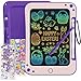 TEKFUN 85Inch LCD Writing Tablet for Kids Doodle Board with Stickers Drawing Tablet Gift for 36 Year Old Girls and Boys Purple - Image 3