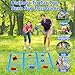 CWLAKON Outdoor Giant Tic Tac Toe Bean Bag Toss Games for Kids Adults Family Large Outside Lawn Yard Backyard Carnival Field Day Game Birthday Party Family Reunion Games Playground Fitness Equipment - Image 4