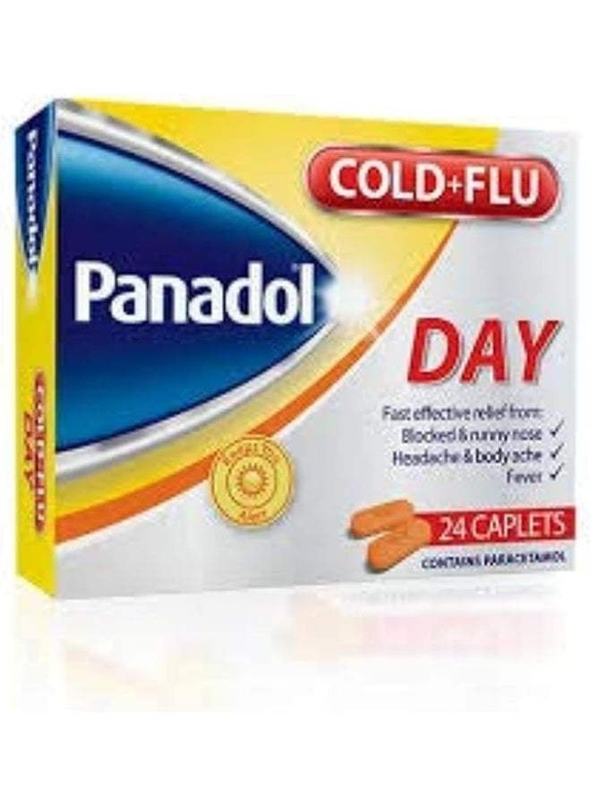 Panadol Day-time Non-Drowsy Cold and Flu 24-Tablets