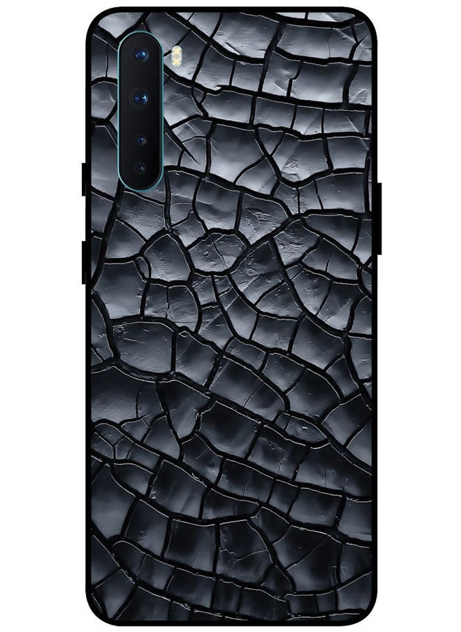 EYE CATCH - Protective Case Cover For OnePlus Nord Smart Series Printed Protective Case Cover for OnePlus Nord Black Texture - Image 1