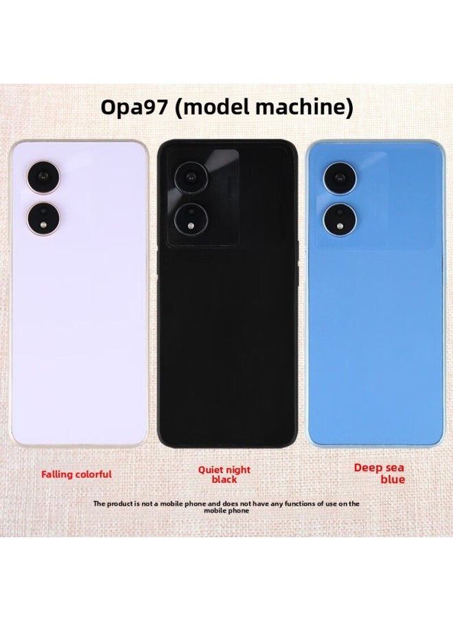 Generic - BA Gang Mobile Phone Model Is Suitable For OPPOA97 Mobile Phone Glass Screen Bright Screen Glory X40I Simulation Model-Applicable Models:Bright Screen-A97 Glass Deep Sea Blue - Image 1