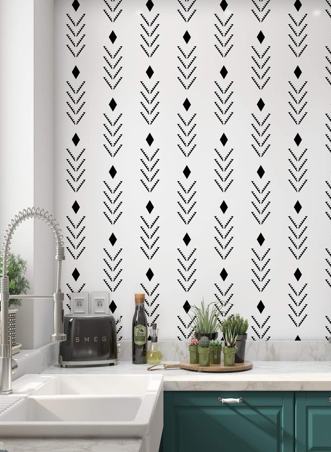 Stencil Revolution Zoom Arrow Pattern Wall Stencil - Decorate Your Home for Less - Use This Large Wall Stencil to Add A Designer Touch to Your Room! - Image 3
