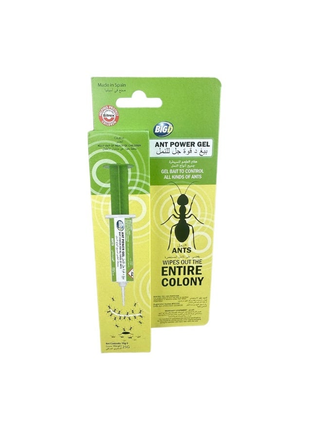 Big D Ant Power Gel Syringe – Fast-Acting Ant Killer Bait, Long-Lasting Pest Control Solution for Indoor & Outdoor Use - Image 1