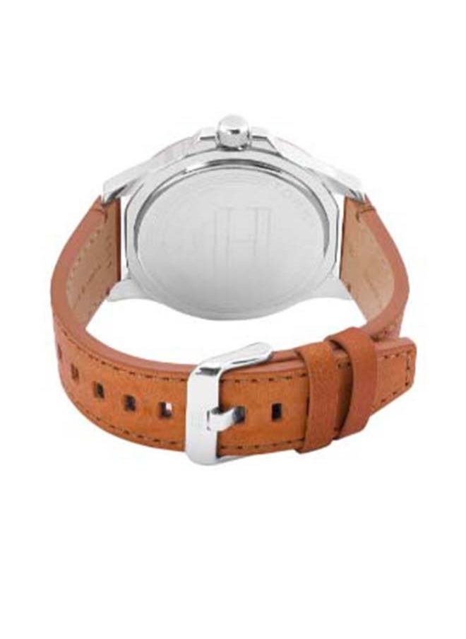 Men's Analog Round Shape Leather Wrist Watch 1710529 - 46 Mm - pzsku/Z955228F932954AF2269AZ/45/_/1732021085/5760b9c7-e0d6-48bf-8067-b579ba55430c