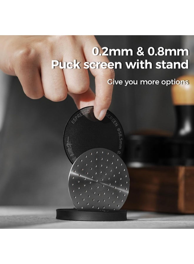ام اتش دابيلو - ثري بومبار MHW-3BOMBER Ultra Thin 0.2mm Espresso Puck Screen Metal Coffee Filter Reusable Espresso Filters 51mm FG5640-OS - Image 3