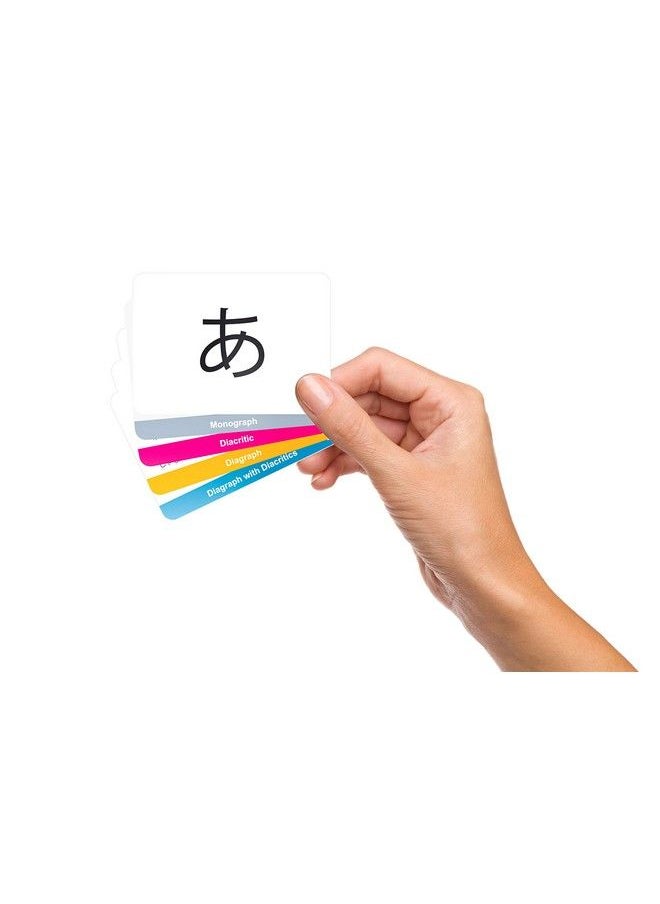 Briston - 104 Japanese Syllabary Hiragana Flash Cards Audio Pronunciation & Example Words Educational Language Learning Resource For Memory & Sight Fun Game Play Grade School, Classroom, Or Homeschool - Image 1