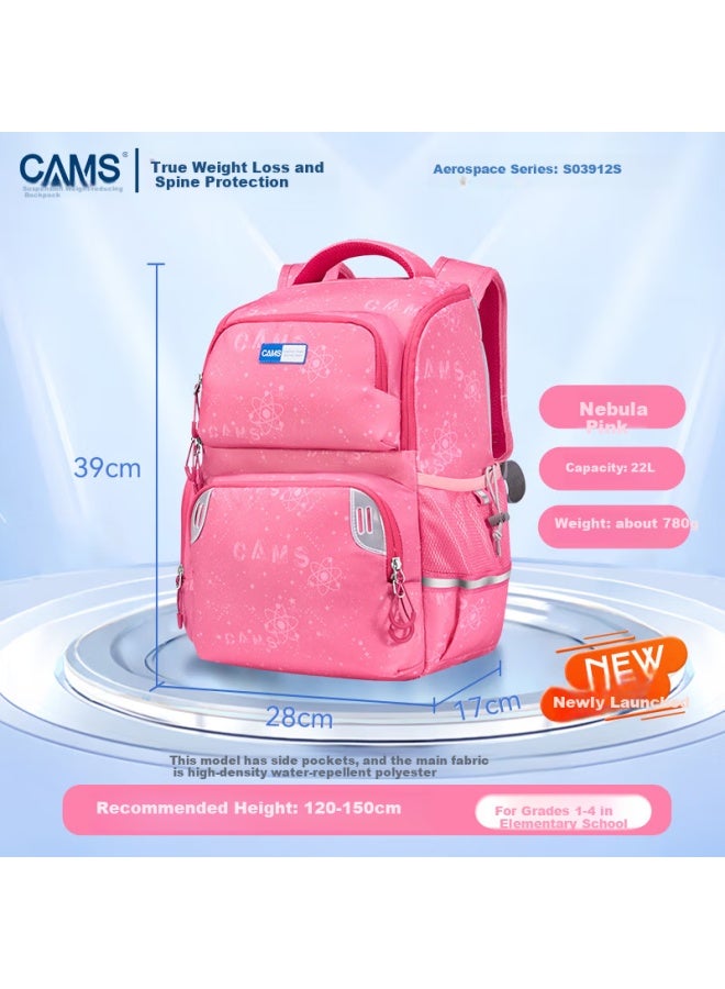 Cams Suspended Weight Reduction Backpack For Grades 1-3 Large Capacity Lightweight Spine-protecting Schoolbag For Boys And Girls S03912s - Image 2