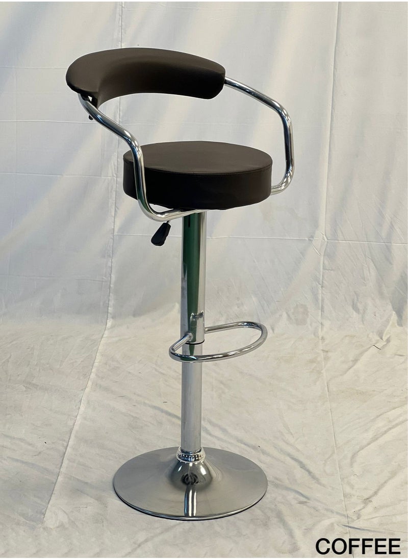 Living - SET OF 2 Bar Stools Modern Counter Height Barstools Adjustable - Image 1