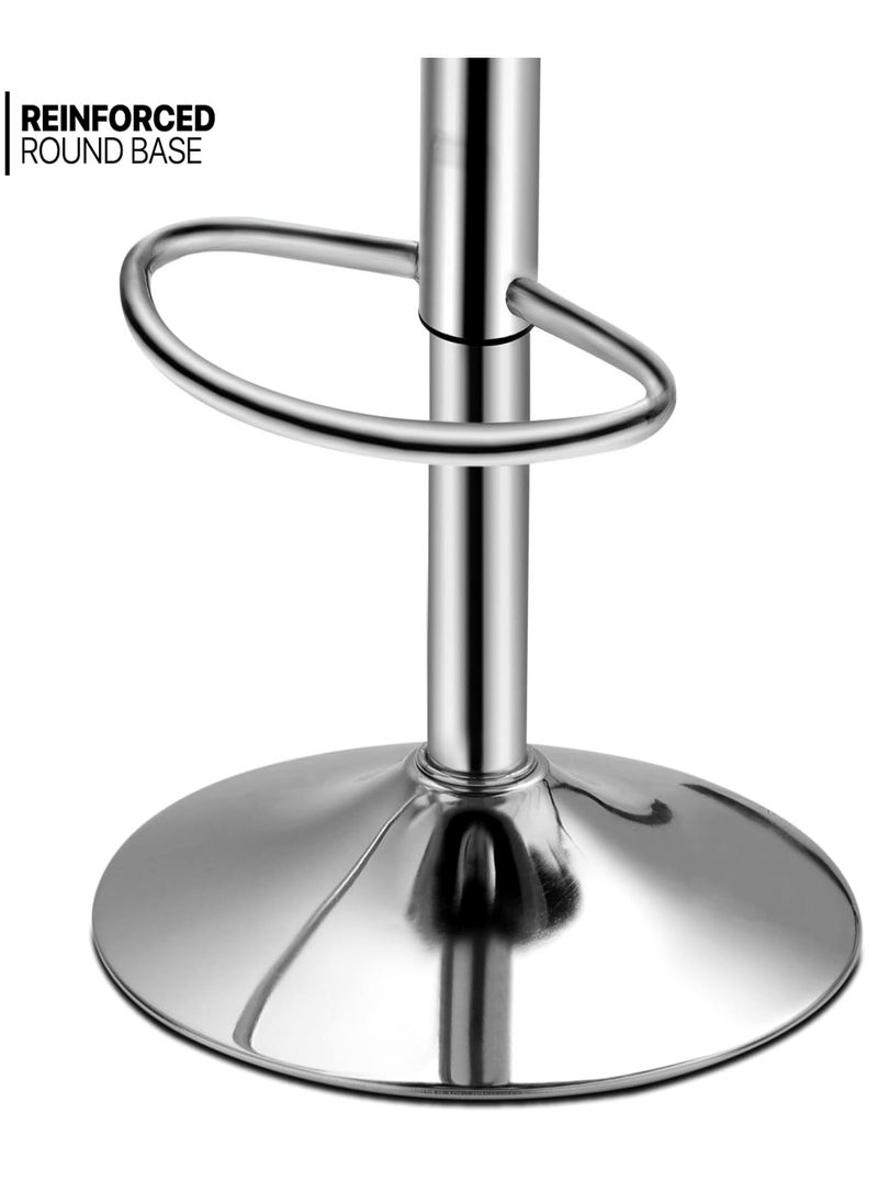 Living - SET OF 2 Bar Stools Modern Counter Height Barstools Adjustable - Image 1