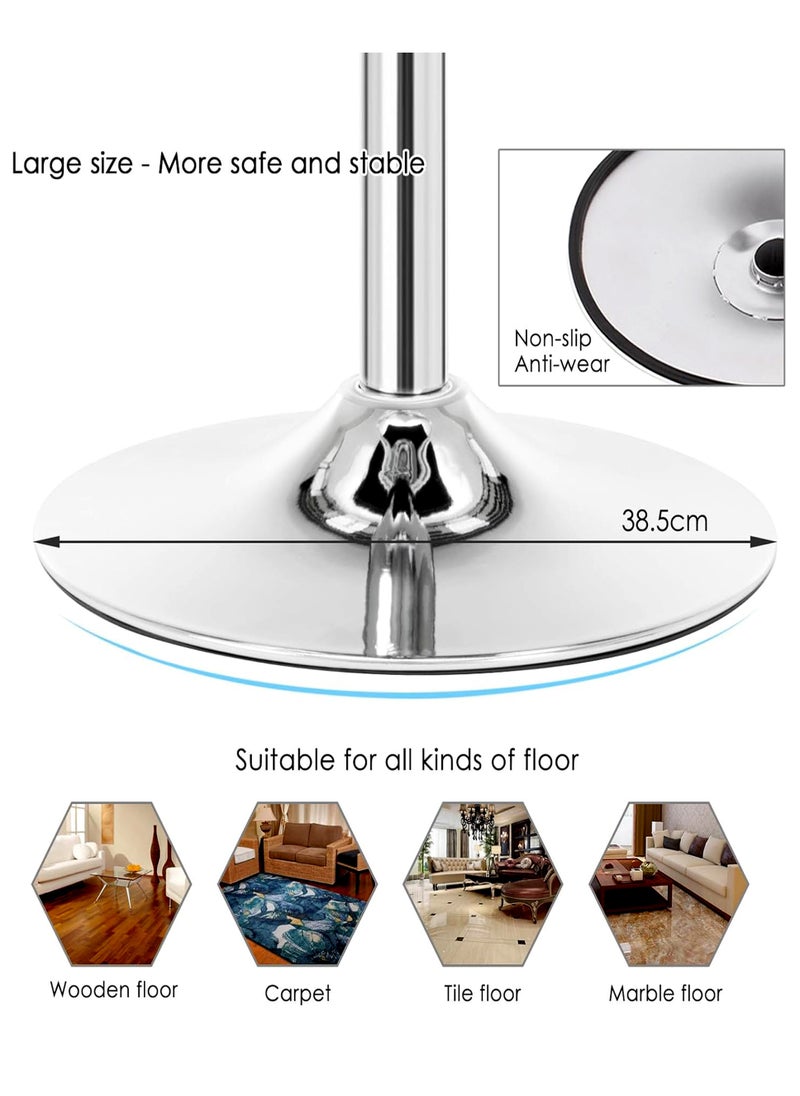 Living - SET OF 2 Bar Stools Modern Counter Height Barstools Adjustable - Image 1