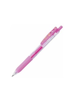 ZEBRA Sarasa Clip Gel Ink Rollers, Press-On, 0.7Mm, Pink Src-0.7-Pmb 