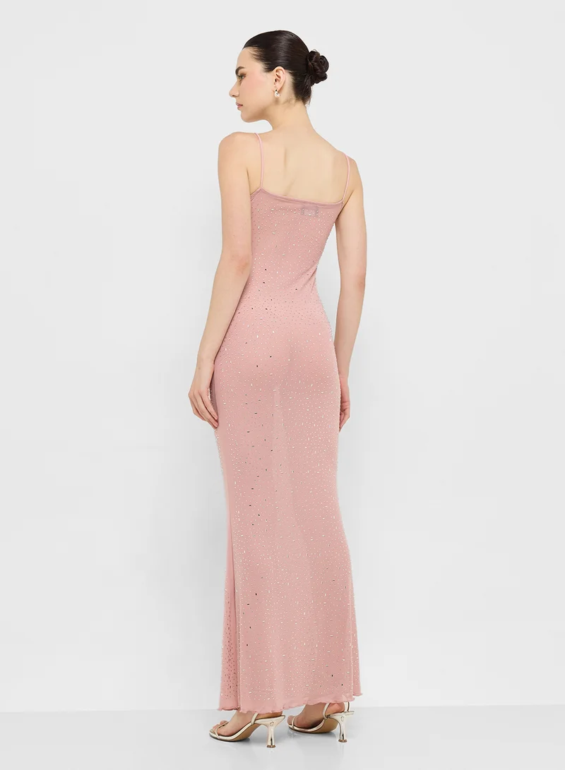 Ginger Rhinestone Slip Dress