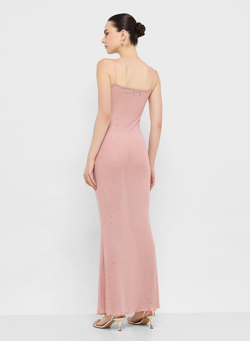 Ginger Rhinestone Slip Dress - Image 2