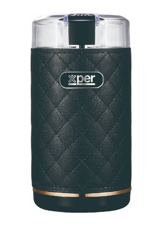 XPER Grinder -150 Watt - 50 Grams, Leather Texture, Black | XPCG-300BK - Image 2