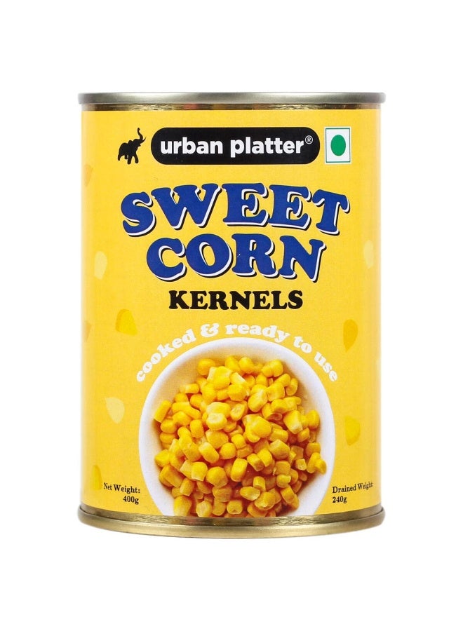 Urban Platter Ready to Use Sweet Corn Kernels in Brine, 400g (Drained Weight 240g) - Image 1