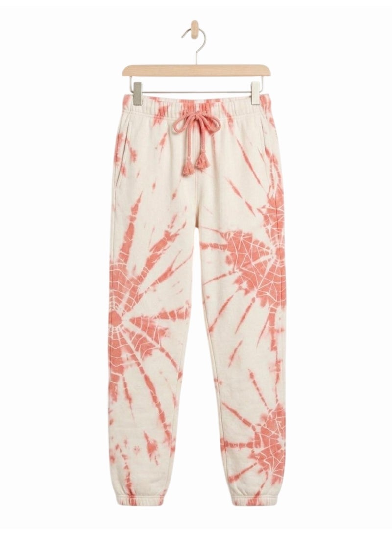 U.S Apparel Women's Tie-Dye Sweatpants with Drawstring Waist - Image 3