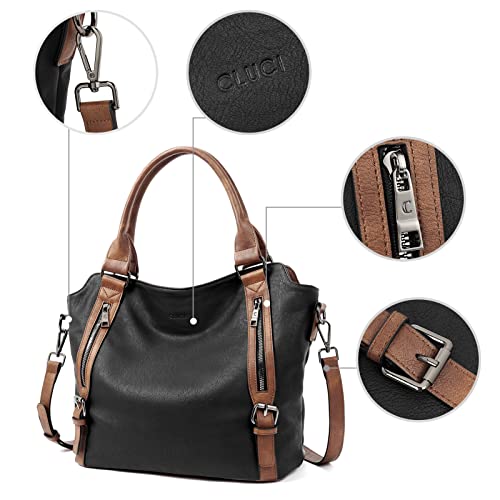CLUCI Hobo Bags for Women Vegan Leather Handbags Large Ladies Purse Shoulder Bag - Image 5