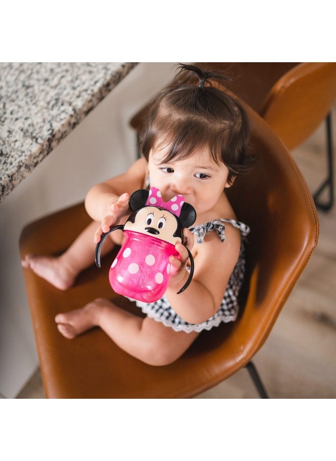 the FIRST years - Disney Minnie Mouse Trainer Straw Cup Disney Toddler Cups With Straw 9 Months And Up 7 Oz - Image 1