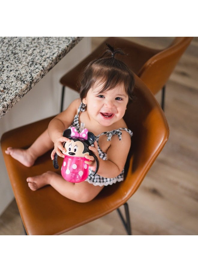 the FIRST years - Disney Minnie Mouse Trainer Straw Cup Disney Toddler Cups With Straw 9 Months And Up 7 Oz - Image 1