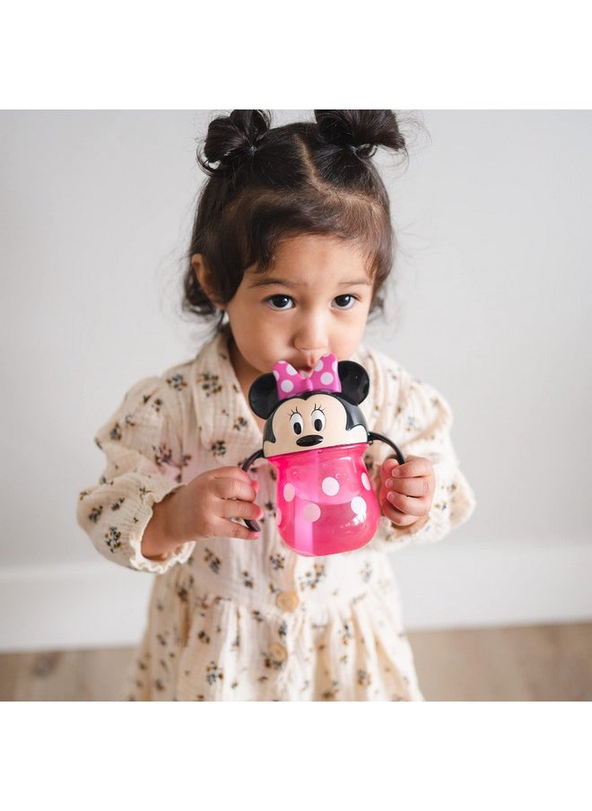 the FIRST years - Disney Minnie Mouse Trainer Straw Cup Disney Toddler Cups With Straw 9 Months And Up 7 Oz - Image 1