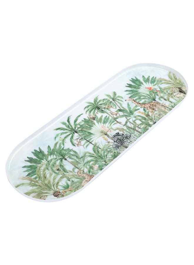 Alsaif Plastic Serving Plate 1 X 14.5 X 40.5 Cm Oval White - Image 2