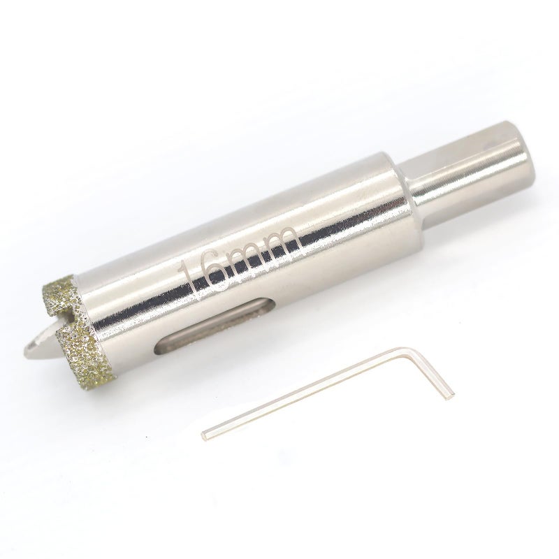 DaduoRi 5/8" Diamond Hole Saw with Pilot Bit, DaduoRi 5/8 Inch Tile Drill Bits for Granite, Ceramics, Porcelain Tiles, Marble, Glass, Stones, 1 1/2" Depth of Cut for Thick Countertops (16mm) - Image 1