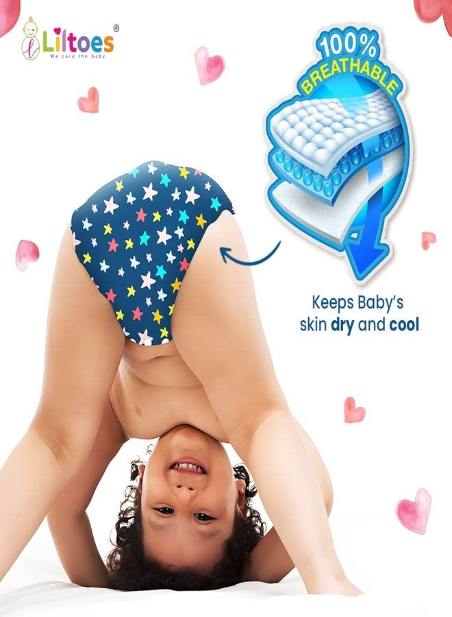 Liltoes CLOTH DIAPER COMBO OF 3 (CLOUD, ROSE-FLOWER & YELLOW) - Image 3