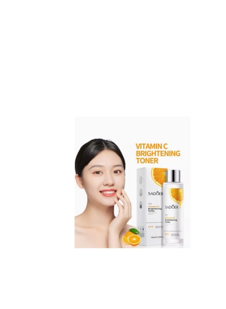 SADOER Vitamin C Toner to lighten and moisturize the skin, remove dark spots, prevent the appearance of pigmentation, and combat the signs of aging 120 ml - Image 2